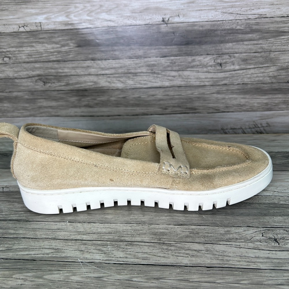 Vionic Uptown Loafers Size 8.5 Beige Tan Penny Shoes Orthotic Comfort Preppy - Picture 7 of 9